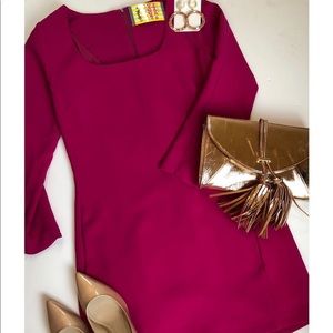 NWT: Amanda Uprichard Long Sleeve Formal Dress